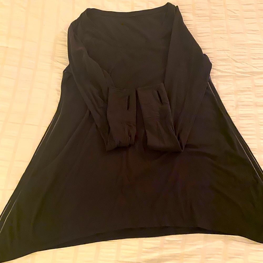Lululemon a-line tunic shirt black microfiber size large